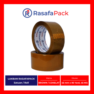 Jual Lakban-Rasafapack-Cokelat-satuan-roll_45x90y